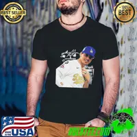 Enrique Hernandez Los Angeles Dodgers Home Run MLB Baseball Player Guys V Neck