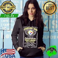 Steelers Dad a die hard Pittsburgh Steelers fan World’s Greatest Father Day shirt