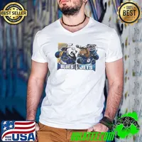 The 2025 Stanley Cup Playoffs St Louis Blues Vs Winnipeg Jets Western Conference Quarter Finals Mascots Guys V Neck