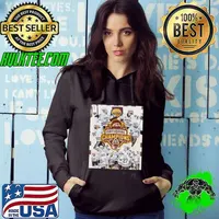Western Michigan Broncos On Top Of The College Hockey World NCAA Mens Hockey National Champions 2025 Poster Hoodie