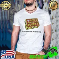 Ben’s Bachelor Party board game madness Guys V Neck