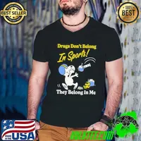 Boss Dog Drugs Don’t Belong In Sports They Belong In Me Guys V Neck