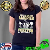 Collingwood Magpies X Snoopy and friends forever not just when we win Ladies Tee