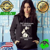 First American Pope Leo XIV Chicago to the Vatican 2025 Hoodie