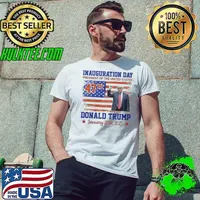 Inauguration day president of the United States Donald Trump 2025 usa flag Unisex