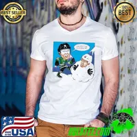 Mikko Rantanen Dallas Stars kick Nathan MacKinnon Colorado Avalanche cartoon Guys V Neck