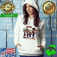 New York Knicks Josh Hart Mikal Bridges Jalen Brunson and Karl-Anthony Towns cartoon Hoodie