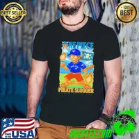 One Piece x Toronto Blue Jays Pirate Slugger Guys V Neck