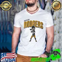 Aaron Rodgers Pittsburgh Steelers caricature shirt