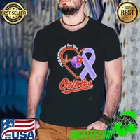I will remember for you Alzheimer’s Awareness Baltimore Orioles Guys V Neck
