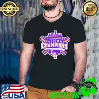 LSU Tigers 2025 Men’s College Baseball Champions skyline shirt