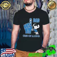 Nice Snoopy Los Angeles Dodgers #1 DAD One Of A Kind Shirt
