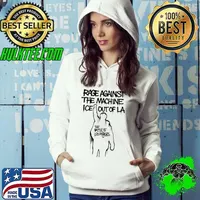 Tom Morello Rage Against The Machine Ice Out Of La The Battle Of Los Angeles Hoodie
