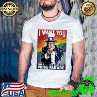 Uncle Sam I Want You For The Salt Lake City Pride Parade shirt