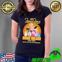 The Beach Boys Brian Wilson 1942 2025 thank you for the memories signature Ladies Tee