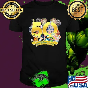 50 Years of Magic Kingdom Walt Disney world shirt