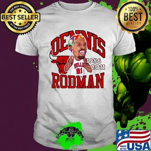 91 Dennis Rodman Chicago Bulls 1986 -2011 shirt