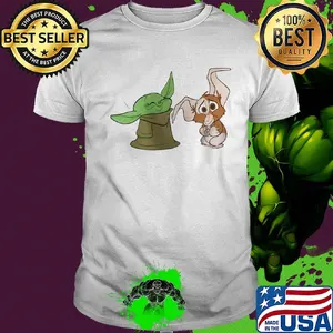 Baby Yoda and gizmo cute shirt