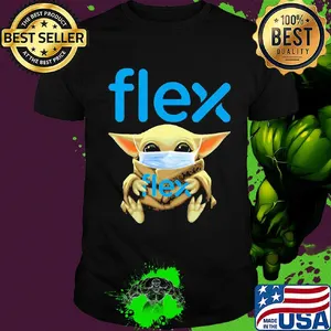 Baby Yoda face mask hug Flex shirt
