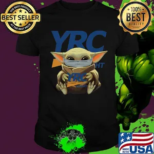 Baby Yoda face mask hug YRC shirt