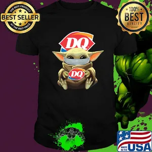 Baby Yoda hug Dairy queen mask shirt
