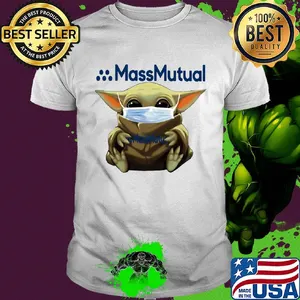 Baby yoda hug massmutual covid-19 shirt