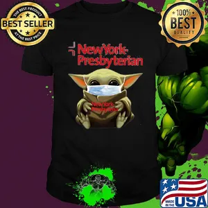Baby yoda hug new york presbyterian covid-19 shirt