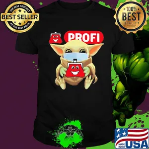 Baby Yoda mask hug Profi shirt