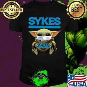 Baby Yoda mask hug Sykes shirt