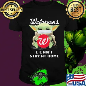 Baby Yoda mask hug Walareens I can't stay at home shirt