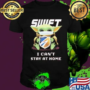 Baby Yoda mask Swift I can't stay at home shirt