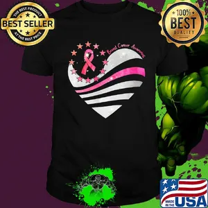 Breast cancer awareness heart shirt