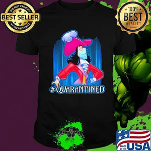 Captain Hook quarantined mask Disney shirt
