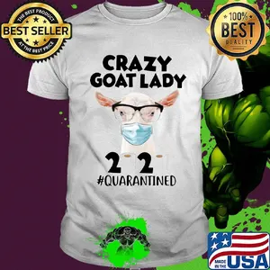 Crazy goat lady mask 2020 toilet paper quarantined shirt