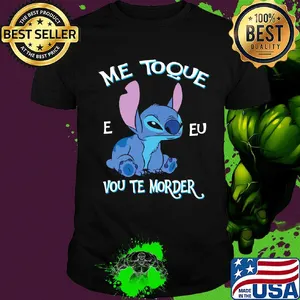 Disney stitch me toque e eu vou te morder shirt