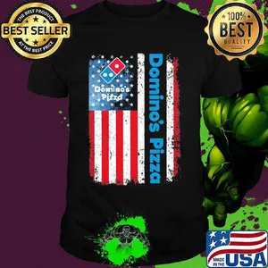 Domino’s pizza american flag shirt