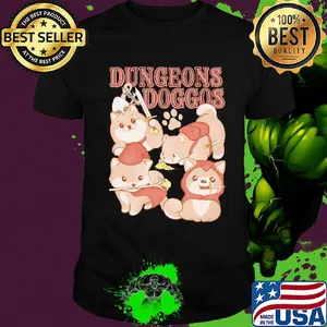Dungeons and Doggos paw shirt