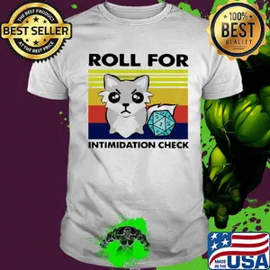 Fox roll for intimidation check vintage shirt