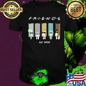 Friends est 2020 mask Dr Seuss and his friends shirt