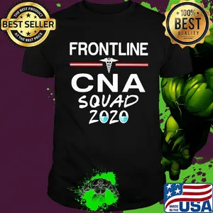 Frontline cna squad 2020 mask covid-19 shirt