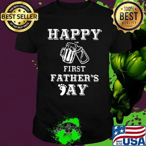 Happy first father’s day foot shirt