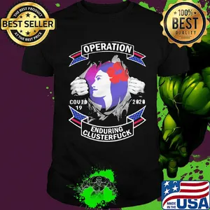 Hawaiian airlines operation covid-19 2020 enduring clusterfuck hands shirt