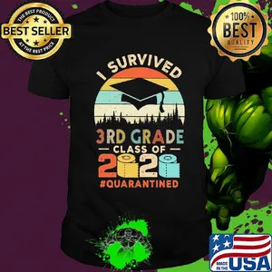 I survived 3rd Grade class of 2020 quarantined toilet paper shirt