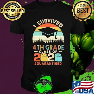 I survived 4th grade class of 2020 quarantined toilet paper vintage shirt