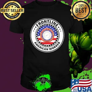 International Union of Operating Engineers Frontline American worker flag veteran shirt