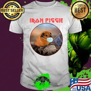 Iron Piggie face mask shirt