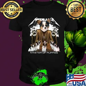Metallic Papillon Master of puppies shirt