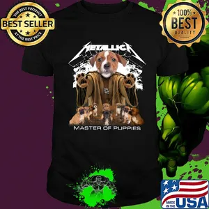 Metallic Staffordshire Bull Terrier Master of puppies shirt