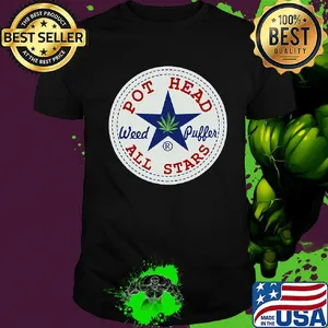 Official pot head weed puffer all stars shirt