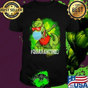 Official Quarantined Dinosaur mask shirt